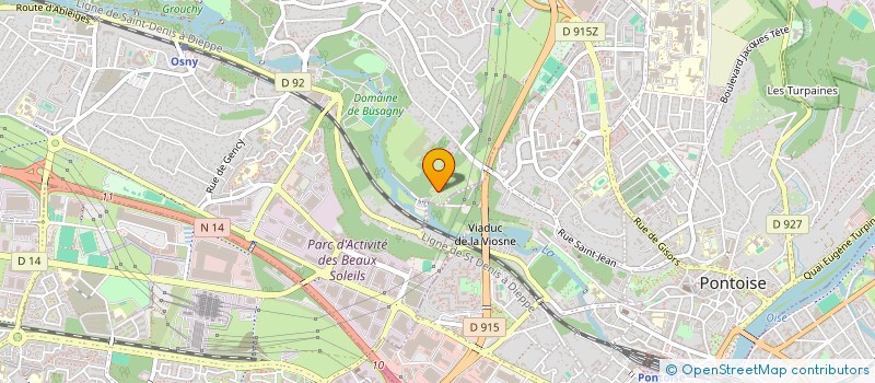 localisation de l'entreprise SCI ALLIANCE  OSNY