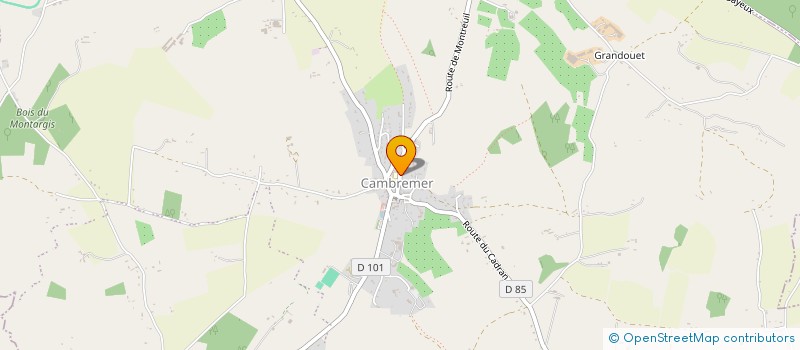 localisation de l'entreprise SCI ALLIANCE  CAMBREMER