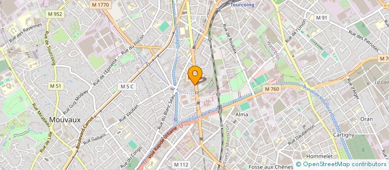 localisation de l'entreprise SCI ALLIANCE  TOURCOING