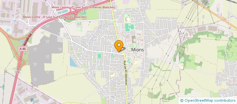 localisation de l'entreprise SCI ALLIANCE  SAINT-PIERRE-DE-CHANDIEU