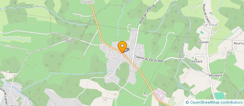 localisation de l'entreprise SCI ALLIANCE  SADIRAC