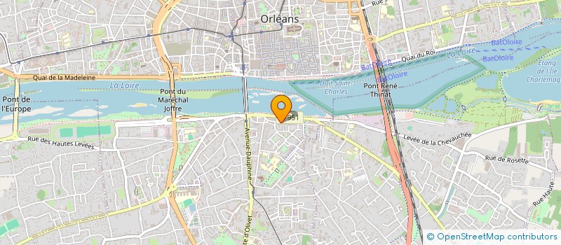 localisation de l'entreprise SCI ALLIANCE à ORLEANS