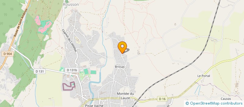 localisation de l'entreprise SCI ALLIANCE  ROUSSON