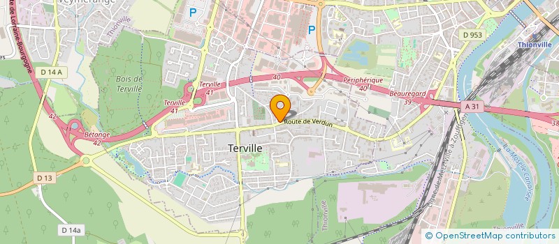 localisation de l'entreprise SCI ALLIANCE  TERVILLE