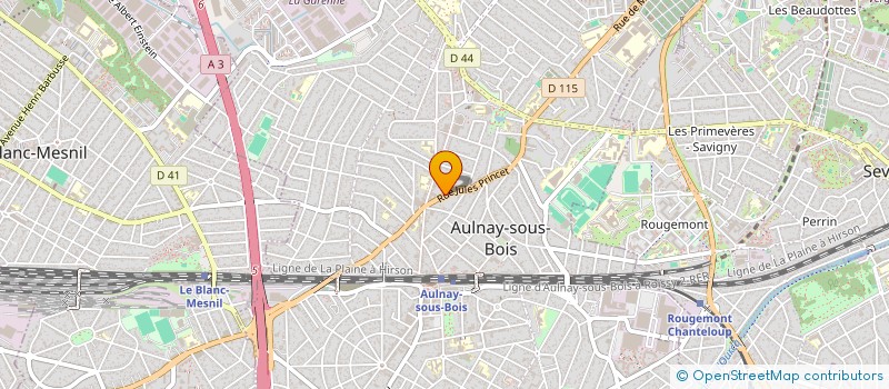 localisation de l'entreprise SCI ALLIANCE à AULNAY-SOUS-BOIS