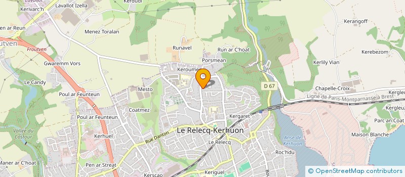 localisation de l'entreprise SCI ALLIANCE  LE RELECQ-KERHUON