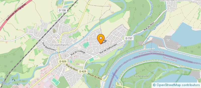 localisation de l'entreprise SCI ALLIANCE  DRUSENHEIM