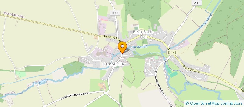 localisation de l'entreprise SCI ALLIANCE  BEZU-SAINT-ELOI