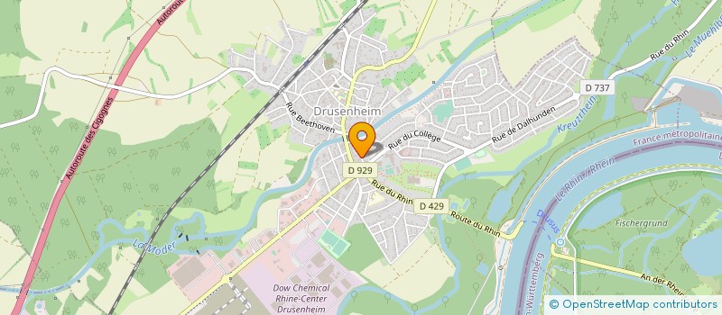 localisation de l'entreprise SCI ALLIANCE  DRUSENHEIM