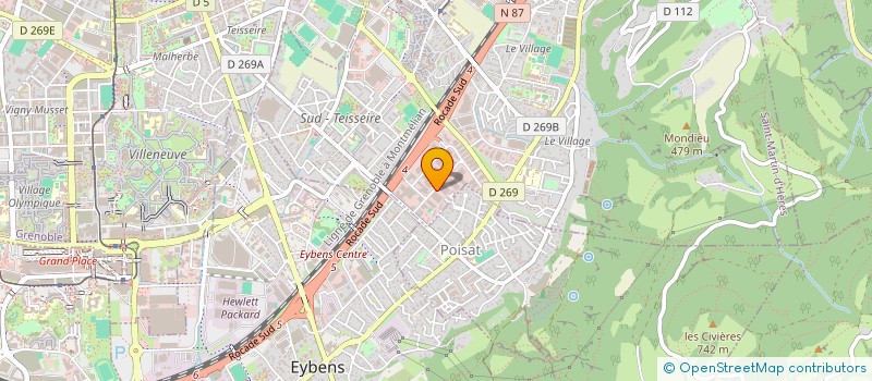 localisation de l'entreprise SCI ALLIANCE  SAINT-MARTIN-D'HERES