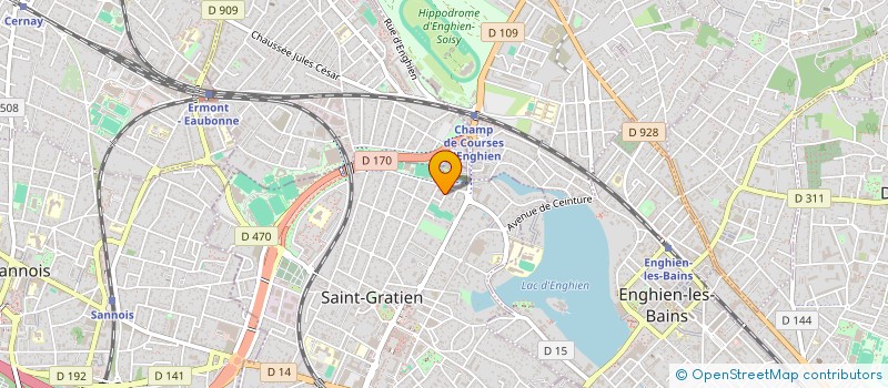 localisation de l'entreprise SCI ALLIANCE  SAINT-GRATIEN