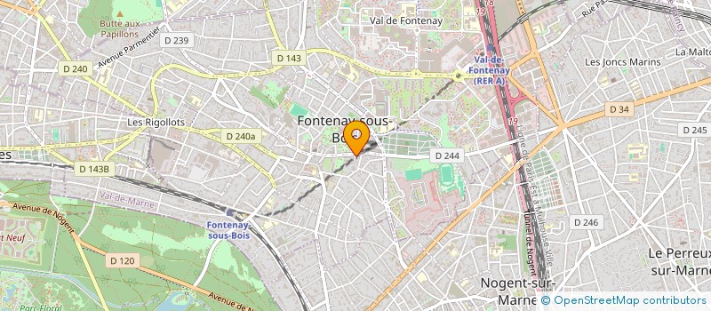 localisation de l'entreprise SCI ALLIANCE  97 à FONTENAY-SOUS-BOIS