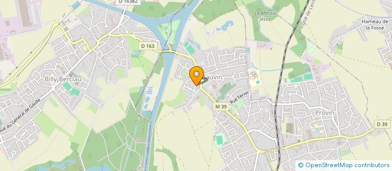 localisation de l'entreprise SCI ALLIANCE CREATION  BAUVIN