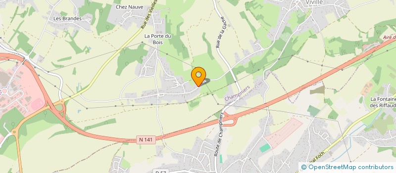 localisation de l'entreprise SCI ALLIANCE DES TOITS à CHAMPNIERS