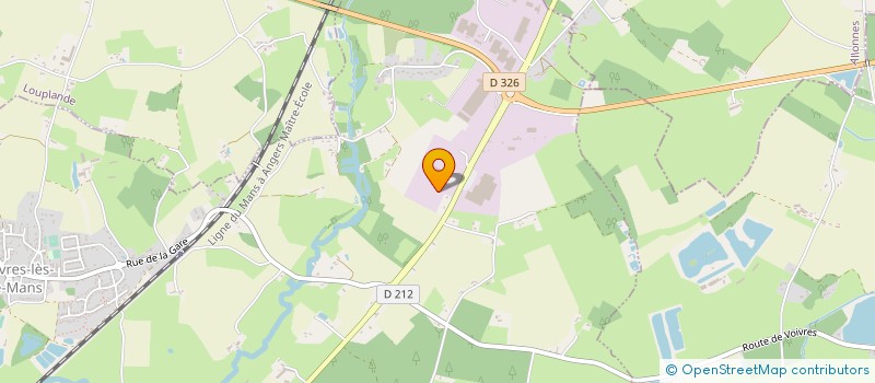 localisation de l'entreprise SCI ALLIANCE IMMO  VOIVRES LES LE MANS