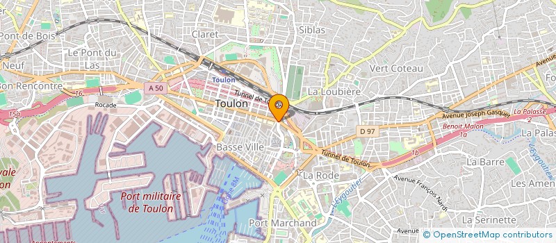 localisation de l'entreprise SCI ALLIANCE IMMO  TOULON