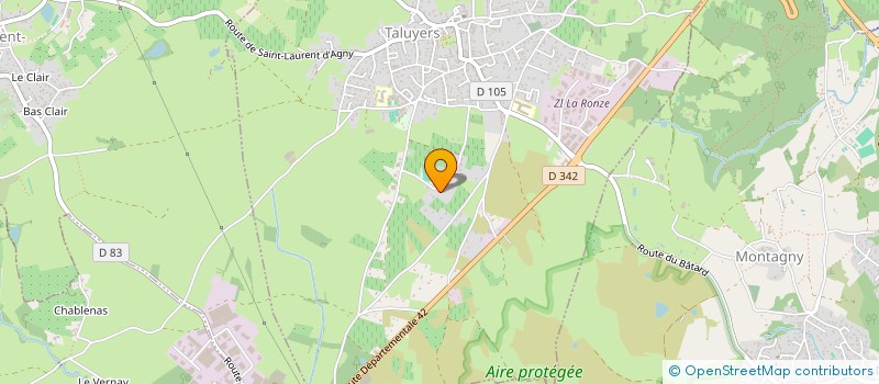 localisation de l'entreprise SCI ALLIANCE IMMO  TALUYERS