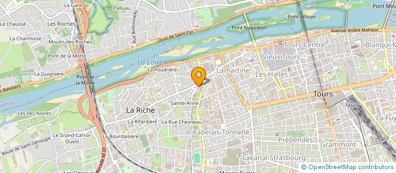 localisation de l'entreprise SCI ALLIANCE IMMOBILIER  LA RICHE