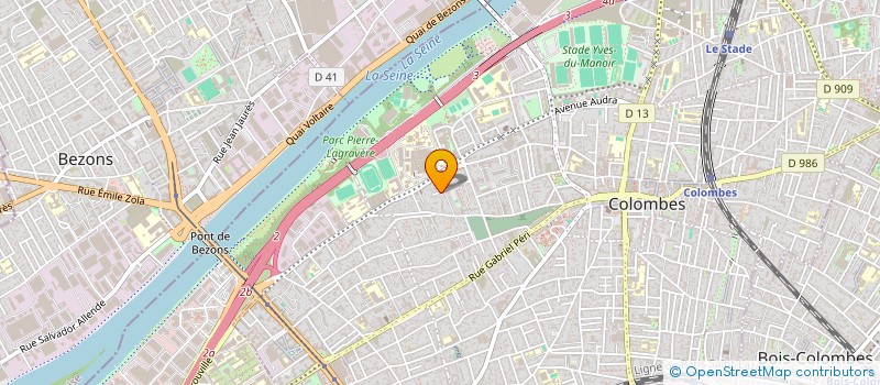 localisation de l'entreprise SCI ALLIANCE INVEST à COLOMBES