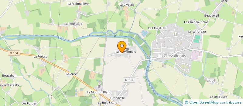 localisation de l'entreprise SCI ALLIANCE MENANT  HERIC