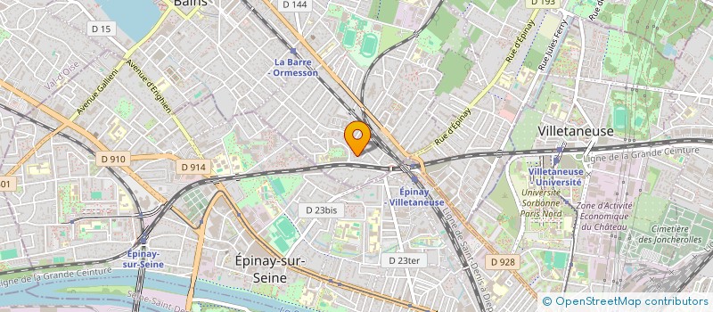 localisation de l'entreprise SCI ALLIANCE PARTNERS  DEUIL-LA-BARRE