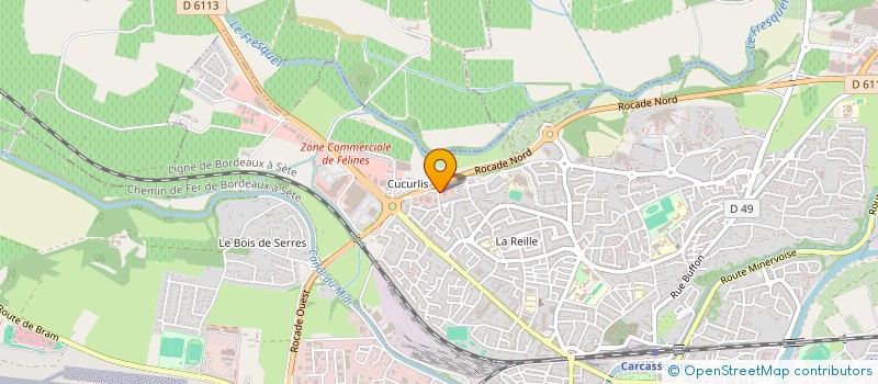 localisation de l'entreprise SCI ALLIANCE PRO CONCEPT. à CARCASSONNE