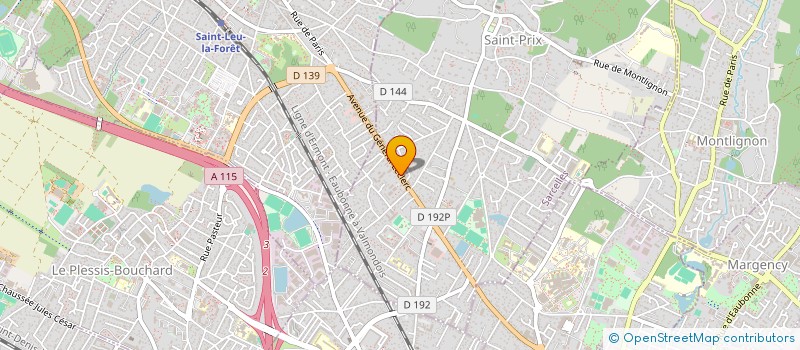 localisation de l'entreprise SCI ALLIANCE RSM à SAINT-PRIX