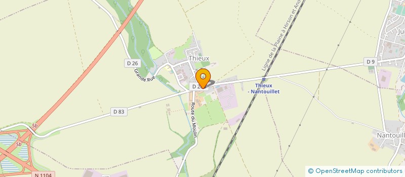localisation de l'entreprise SCI ALLIANS PATRIMOINE à THIEUX