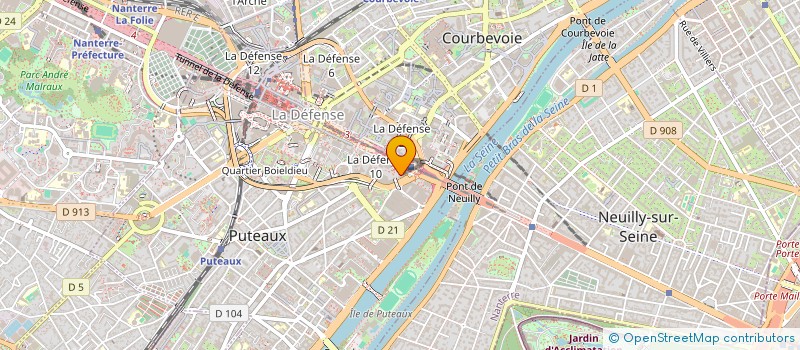 localisation de l'entreprise SCI ALLIANZ NEW REAL ESTATE 13  PUTEAUX