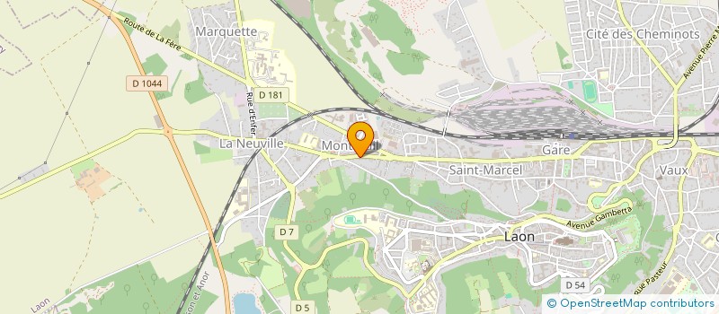 localisation de l'entreprise SCI ALLICE à LAON