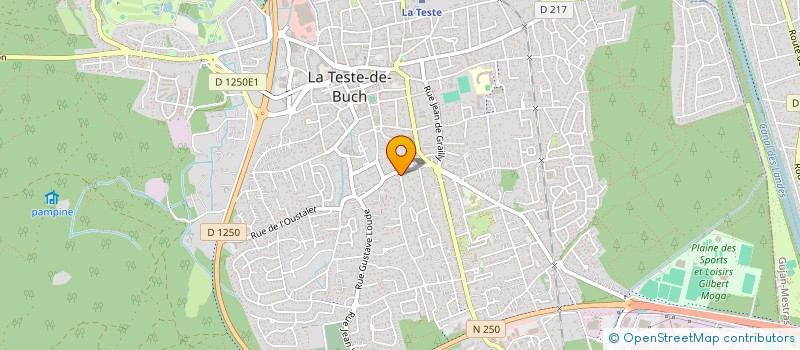 localisation de l'entreprise SCI ALLIES 29 à LA TESTE-DE-BUCH