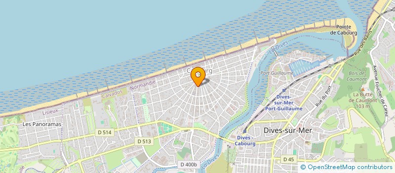 localisation de l'entreprise SCI ALLIES à CABOURG