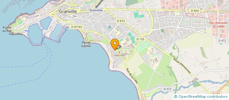 localisation de l'entreprise SCI ALLIGANDES  GRANVILLE