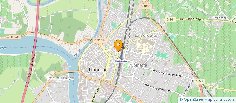 localisation de l'entreprise SCI ALLIMMO  LIBOURNE