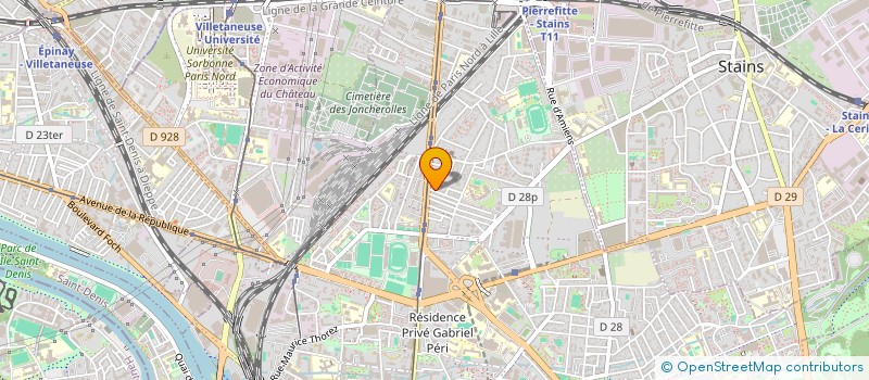 localisation de l'entreprise SCI ALLIOUACHENE à PIERREFITTE-SUR-SEINE