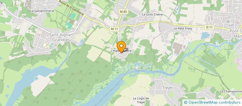 localisation de l'entreprise SCI ALLIPA  SAINT-AIGNAN-GRANDLIEU