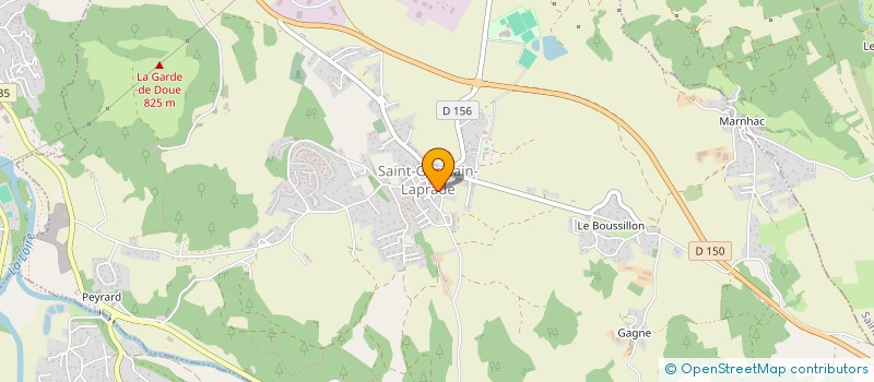 localisation de l'entreprise SCI ALLIROL-BOYER  SAINT-GERMAIN-LAPRADE