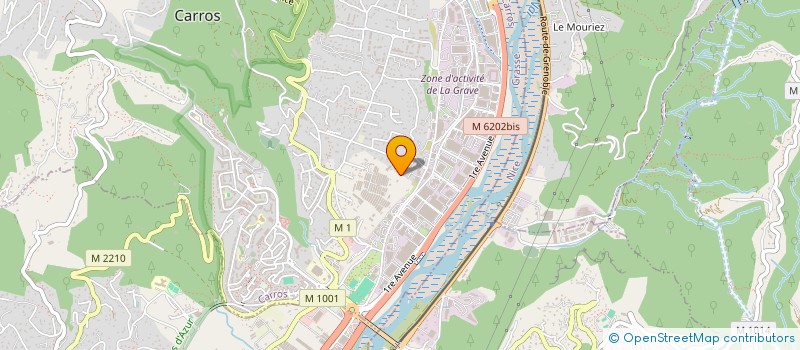 localisation de l'entreprise SCI ALLIS à CARROS