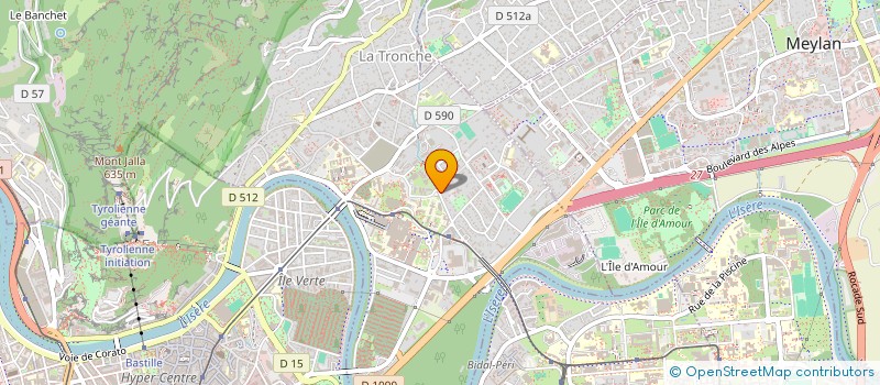 localisation de l'entreprise SCI ALLISKO  LA TRONCHE