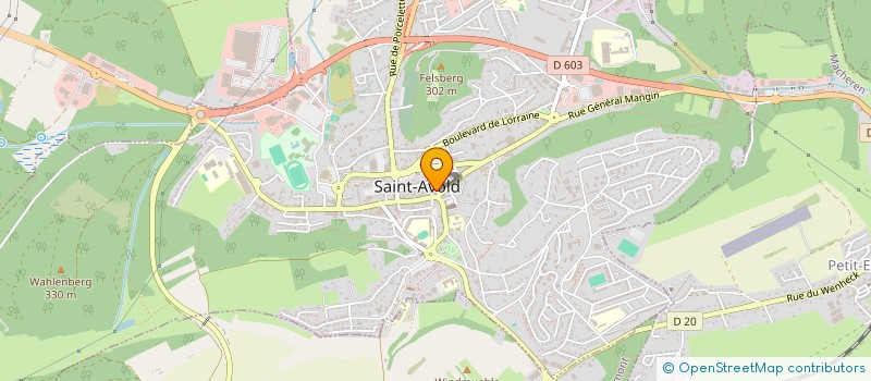 localisation de l'entreprise SCI ALLISON à SAINT-AVOLD