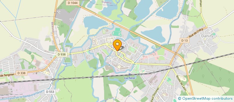 localisation de l'entreprise SCI ALLISON à LA FERE