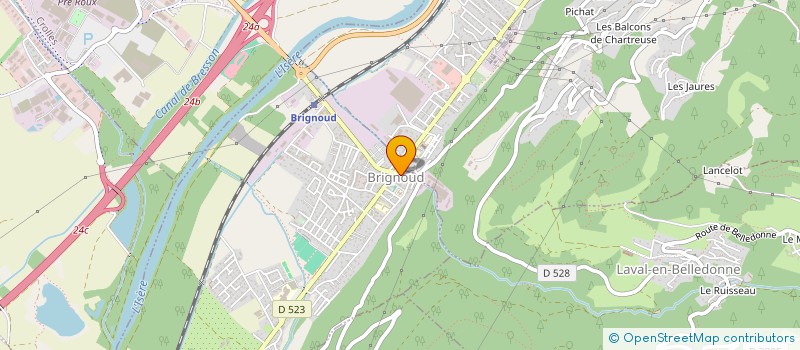 localisation de l'entreprise SCI ALLISTER  VILLARD-BONNOT