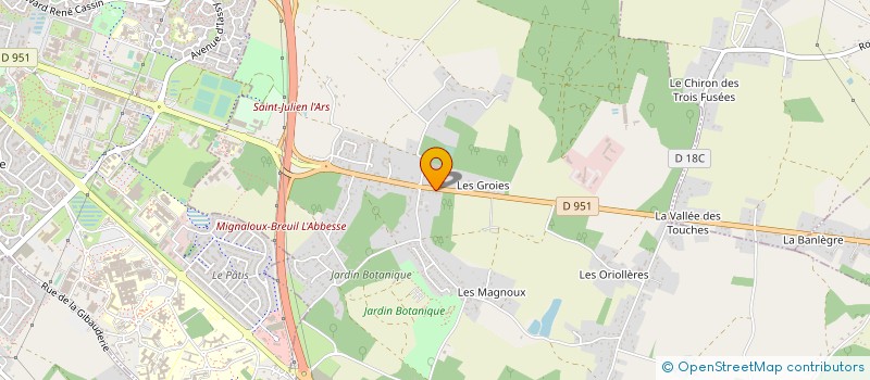 localisation de l'entreprise SCI ALLITEX à MIGNALOUX-BEAUVOIR