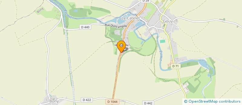 localisation de l'entreprise SCI ALLIZARD G.P.  MARCOING