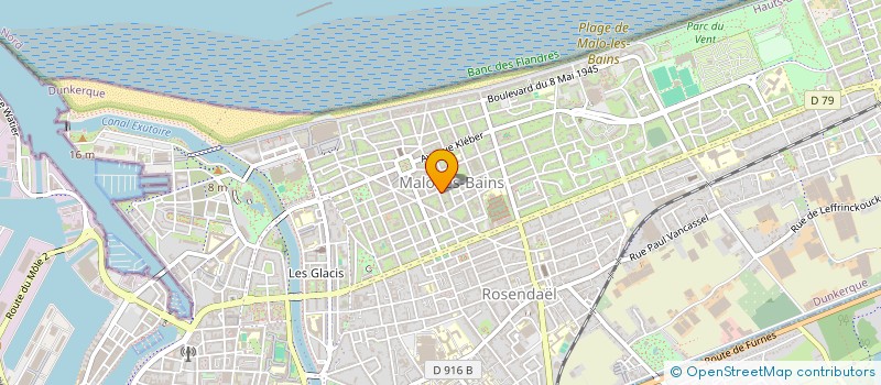 localisation de l'entreprise SCI ALLO à DUNKERQUE