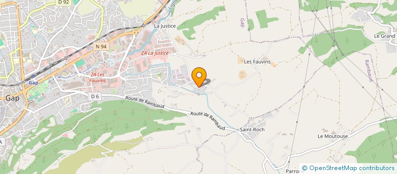 localisation de l'entreprise SCI ALLO  GAP