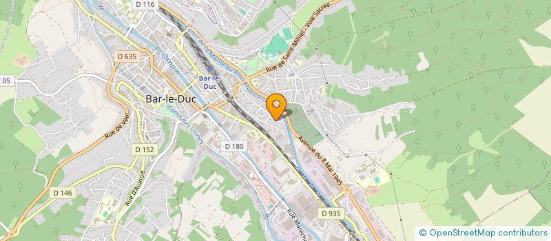 localisation de l'entreprise SCI ALLO à BAR-LE-DUC