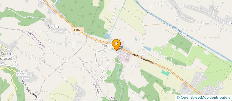 localisation de l'entreprise SCI ALLO  LES AVENIERES VEYRINS-THUELLIN