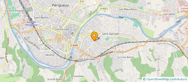 localisation de l'entreprise SCI ALLO KINES à PERIGUEUX