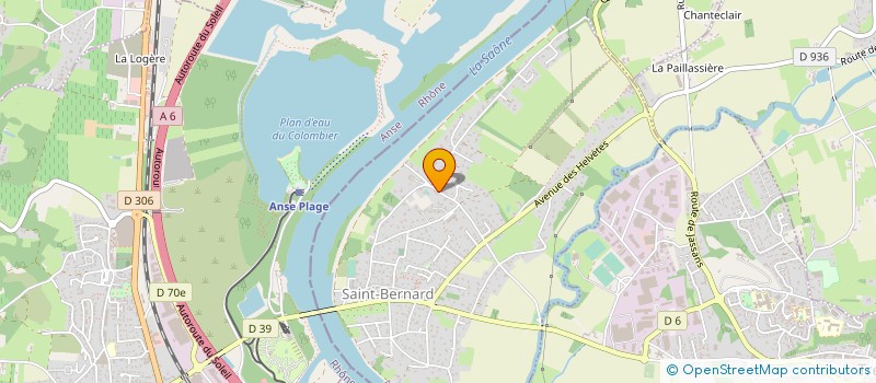 localisation de l'entreprise SCI ALLOJO BALAY  SAINT-BERNARD